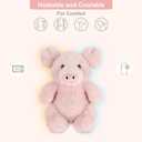 SuzziPals Heatable & Coolable Pig Stuffed Animal, Microwavable Heating Pad for Soothing Warmth & Relaxation, Lavender Scented Plush Toys for Companion & Stress Relief, Pig Gift for Adults & Kids