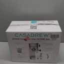 CASABREWS 3700 Essential Espresso Machine 20 Bar, Stainless Steel Cappuccino & Latte Machine with Steam Frother for Home, 43.9oz Water Tank, Coffee Gift for Women & Men, Silver