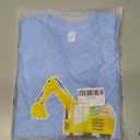 Happy Easter Shirts for Boys GirlsToddler Easter Shirt Bunny Egg Hunt Tee Kids Digger Tractor (3-4T, Cute Excavator)