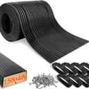 PE Waterproof Bunk Wrap Kit Roll Boat Trailer Bunk Carpet with Install Screw & Strap, Bunk Wrap for Boat Trailers Replacement Synthetic Bunk Cover for Loading & Unloading Boats