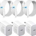 3pack Type C Charger 6FT Cable Fast Charging for iPhone 17/16/15,USB C Chargers Block 25W Super Fast for Samsung Galaxy S25/S24 S23 S22 S21/iPhone Air/17/17 Pro Max/iPhone 16/16 Pro Max/15 Pro Max