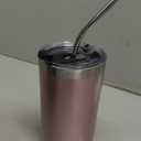 HYDROWION Triple-Insulated Tumblers - Stainless Steel with Lid and Straw, 20 oz Water Bottle, Stainless Steel Cups, Coffee Travel Mug for Home & Office (Rose Gold)