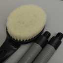 Back Scrubber Anti Slip for Shower, 21.7 Detachable Back Bath Brush for Shower, Back Scrubber, Exfoliation and Improved Skin Health for Elderly with Limited Arm Movement, Disabled (21.7 Black)