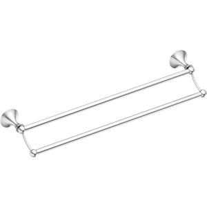 Moen DN7722CH Lounge 24-Inch Bathroom Double Towel Bar, Chrome