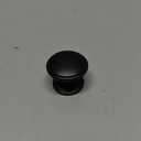 Goldenwarm 25 Pack Cabinet Knobs Black Cabinet Knobs Round Black Drawer Pulls Zinc Alloy Hardware for Dresser Drawer 1-1/5 Inch Diameter