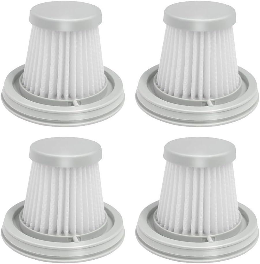 Vacuum Filters Fit For Fanttik V8 Series, Fit For Fanttik Slim V8 Apex/Slim V8 Mate / V8 Apex / V8 Mate, Fit For Fanttik Slim V10 Mate Cordless Car Vacuum Cleaner(4)
