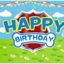 5x3ft Cartoon Dog Theme Backdrop Cartoon Photography Background Kids Boys Girls Birthday Party Decorations Photo Booth Banner Props