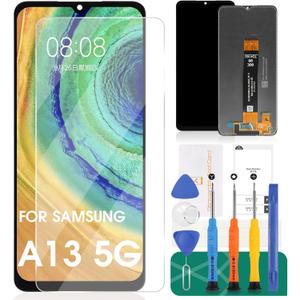 for Samsung Galaxy A13 5G LCD Screen Replacement for Samsung A13 5G Screen Replacement Display A136 Touch Digitizer Assembly SM-A136U Repair Kits Without Frame (Not Fit A136B/4G Version)