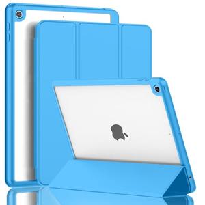 ToaPoia Case for iPad 9th Generation 2021/iPad 8th Generation 2020 10.2 Inch with Pencil Holder, iPad 7th Gen 2019 with Clear Transparent Back, Auto Wake/Sleep Cover (Ocean Blue) ToaPoia Case for iPad 9th Generation 2021/iPad 8th Generation 2020 10.2 Inch with Pencil Holder, iPad 7th Gen 2019 with Clear Transparent Back, Auto Wake/Sleep Cover (Ocean Blue)