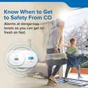 Kidde Carbon Monoxide Detector, AA Battery Powered, Digital Backlit Display, Portable for Travel or Home, LED Status Indicators, 85 dB Alarm, 5th Edition, COBD