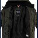 Reebok Boys Puffer Jacket - Heavyweight Wind & Water Resistant Hooded Boys Winter Jacket - Cozy Insulated Puffer Winter Coat (Green)