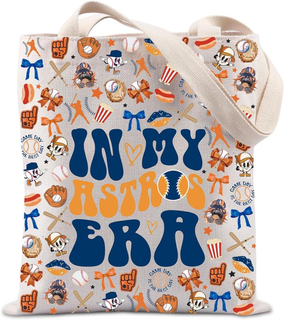 Lywjyb Birdgot Baseball Gift Baseball Game Day HOU Fans Merch Tote Bag (Asto Era Tote)