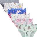 Pack of 6 Boboking Soft Cotton Underwear Toddler Girls'Briefs Soft Undies (Pink,2T/3T)