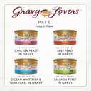 Purina Fancy Feast Gravy Lovers Variety Pack Feast Pate in Wet Cat Food Gravy - (Pack of 1) 4.5 lb. Boxes (EXP 10/01/27)