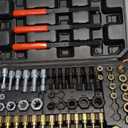 AKM 61Pcs Thread Restorer Kit, Rethread Repair Tool, UNC UNF & MetricThread Chaser Set with Thread Pitch Gauge