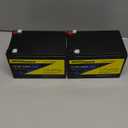12V 20Ah Lithium LiFePO4 Deep Cycle Battery 2 Pack, 4000+ Cycles Rechargeable Battery for Electric Scooter, Ride On Toy, Lighting, Power Wheels, Fish Finder and More with Built-in 40A BMS