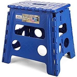 ACKO Folding Step Stool -13 inch Height Premium Heavy Duty Foldable Stool for Kids and Adults, Kitchen Garden Bathroom Stepping Stool