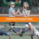 Carbon Fiber Pickleball Paddle, Carbon Fiber Surface (CFS) Pickle Ball Paddles with 16mm Honeycomb Core, Lightweight, Shock-Absorbing Paddle with Anti-Slip Grip, Ideal for Novice & Pro Players