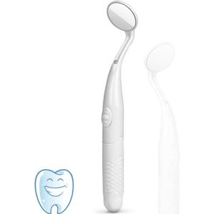 Dental Mirror with Light,Teeth Inspection LED Anti-Fog Mouth Mirror,Dentist Oral Care Tool