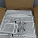 HapiRm Makeup Organizer Storage Cart - Floor Skincare Make Up Storage with 4 Drawers, Rolling Makeup Cart Vanity Organizer Cosmetics Display Cases Holder for Skin Care Perfume Nail Polish (Natural)