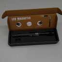 Magnetic Flashlight Gifts for Men Valentines Day Gifts for Him Husband Stocking Stuffers for Men Adults Pickup Tool Cool Extendable Magnet Telescoping Gadgets Fathers Day Birthday for Dad Handyman (Black)