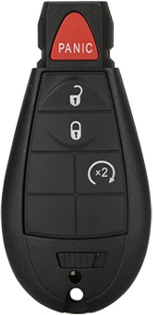 Replacement for Keyless Entry Remote Key Fob Shell Case Fit for 2013-2018 Dodge Ram 1500 2500 3500 (4-Button b)