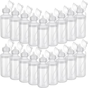 Zubebe 36 Pcs Sport Water Bottles Bulk 21 oz Squeeze Reusable Bpa-free Plastic Water Bottle with Nylon Strap Leak Proof Blank DIY Cup for Travel Hiking Cycling Sport Event Team Gift (Clear White) Zubebe 36 Pcs Sport Water Bottles Bulk 21 oz Squeeze Reusable Bpa-free Plastic Water Bottle with Nylon Strap Leak Proof Blank DIY Cup for Travel Hiking Cycling Sport Event Team Gift (Clear White)