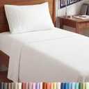 Twin XL Size 3 Piece Sheet Set - Comfy Breathable & Cooling Sheets - Hotel Luxury Bed Sheets for Women & Men - Deep Pocket, Easy-Fit, Extra Soft and Wrinkle Free - Antique White Oeko-Tex Bed Sheets