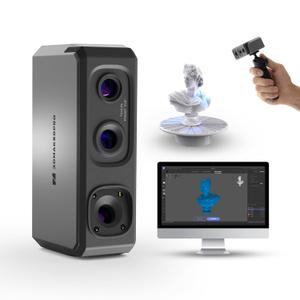 Handheld 3D Scanner for 3D Printing Seal Lite, 0.02mm High Detailed Precision, 10FPS Scanning Lightning-Fast Speed with Anti-Shake Lenses, 3D Model Scanner for Windows/MacOS - Premium Kit
