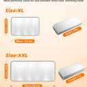 Heat Resistant Mat for Countertop 15.7x35.4 inch Kitchen Counter Protector Blocks Up to 50% Heat, for Food Warming Mats, Air Fryer, Coffee Maker, Toaster Oven, Waterproof & Oil-Resistant