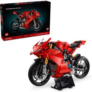 LEGO Technic Ducati Panigale V4 S Motorcycle Toy - Building Set for Adults, Men & Women, Ages 18+ - Gift for Birthdays - 42202