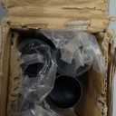 Tension Curtain Rod 51-165In(4.25-13.75Ft), Extra Long Outdoor Curtain Rod No Drilling for Window or Bathroom Patio, Adjustable Spring Shower Rod, Easy to Install Never Rust, Rod Diameter 1.26In-Black