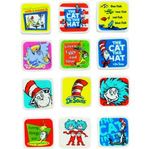 Raymond Geddes Dr. Seuss Character Erasers for Kids (Pack of 60)