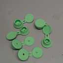 uxcell 6 Pcs Bottle Emptying Caps 3 Sizes Shampoo Upside Down Flip It Bottle Caps Kit Inverted Leak-Proof Cap for Shower Gel Bottles Lotions Shampoos Kitchen Condiments, Green