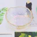 Glass Nail Soaking Bowl, Nail Polish Remover Bowl Finger Soaking Spa Bowl, Nail Art Remover Soak Soaker Treatment Tools for Fingernail Toenail Caring Polish Removal (Multi-colored)