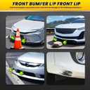 3Pcs Front Lip Compatible with Model Y 2020-2024 Bumper Airmatic Dam Lower Chin Splitter Protection Body Kit (Glossy Black)