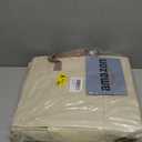 Closet Storage Bins, Fabric Closet Organizers and Storage Basket for Shelves, Collapsible Shelf Baskets for Organizing Shelves, Bedroom Clothes Basket, Beige, 3 Pack (19" L x 13 " W x 11" H)