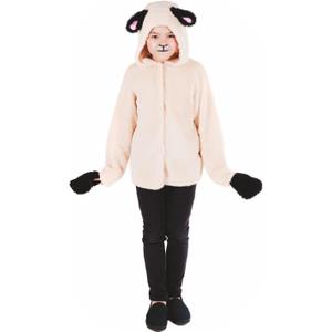 fun shack Sheep Costume for Kids, Sheep Costumes for kids, Sheep Costume for Girls, Sheep Costume For Boys, Lamb Costume Kids (Small, White)