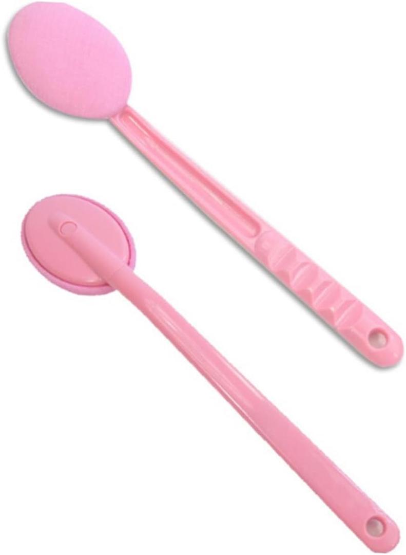 Handle Bath Brush for Shower Back Rubbing Improving Circulation Random Color