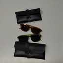 ANDWOOD Square Aviator Sunglasses Polarized Mens Womens UV Protection Sun glasses