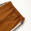 Toddler Baby Boy Clothes Long Sleeve Hoodie Plaid Flannel Shirt and Pants Set Fall Winter Outfits (Brown)