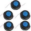 Nayciiy T25 Tap Advance Trimmer Head Replace 966674401 537338306 537338310 for Husqvarna 128L 128R 128RJ 122C 124L 125C 125L 128LD 223R 223L 322C 323C 325C 325CX 5PC