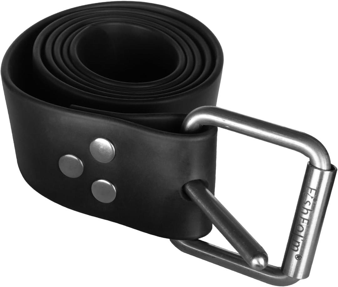 Spearfishing Scuba Free Diving Marseille buckle Rubber Weight Belts (3 cholnitene) 59" - 1.5m