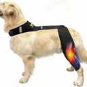 Dog Knee Brace for Torn ACL Hind Leg - Professional Recovery Support, Patented Double Strap System & Flexible Splints Stabilize Joint, Promotes Healing & Mobility (M) 20-40Lb