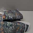 Uphome Botanical Floral Runners for Hallways, 2'6x8 Washable Kitchen Runner Rugs Non Slip, Long Soft Entryway Runner Rug Low Pile, Vintage Floor Carpet for Hallways Bedroom Bathroom, Green/Teal