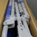 3-in-1 Sun Tanning Chair with Face Holes, Breathable Chaise Lounge Chair Outdoor, 5-Position Recliner, Lay Flat, Folding Side Table, Removable Pillow, Max 330lbs, Beach, Patio, Camping, Blue