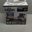 Ninja Crispi 4-in-1 Portable Glass Air Fryer Cooking System, 1500W, 4QT & 6-Cup TempWare Glass Containers with Storage Lids, Microwave, Freezer & Dishwasher Safe, Cyberspace Gray, FN101GY (Navy)