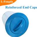 Spa Filter Compatible with 6CH-940, PWW50P3, 817-0050, 25252, 03FIL1400, FC-0359, 45 Sq.Ft, 2 Pack