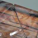 Wood Grain Book Stand 2-Piece Acrylic Book Holder12.5 x 9.5X 5.5 in Reading Open Large Display Stand for Cookbook Art Book Bible Guest Book Coffee Table