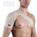 SPOBTRACE Shoulder Brace For Torn Rotator Cuff For Men Women, Adjustable Shoulder Compression Sleeve Support Brace Arm Sling Immobilizer For Pain Relief,Sleep,Injuries(M/L)